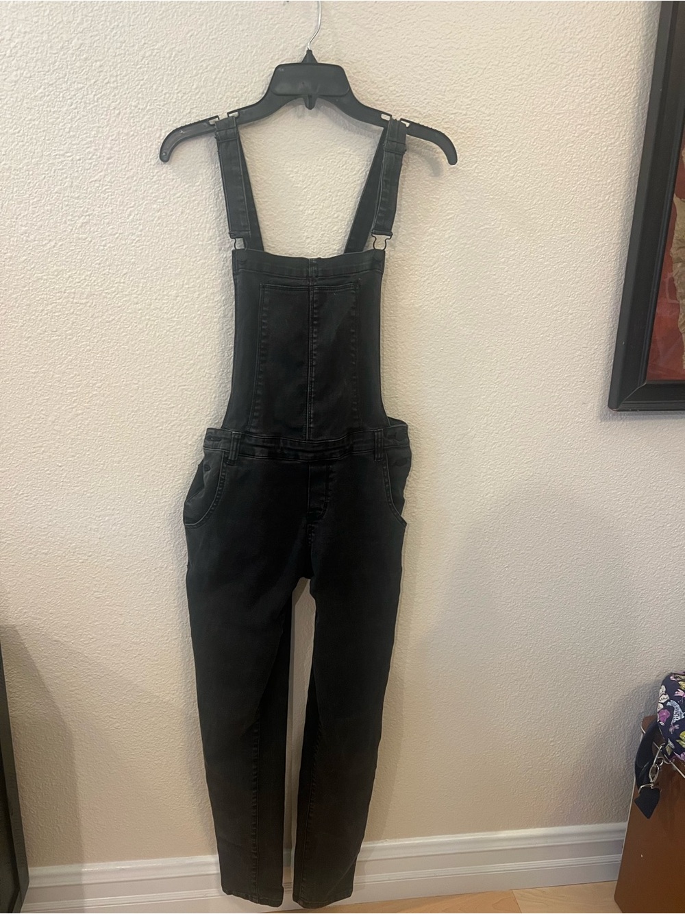 Kendall & Kylie Women's Denim Overalls - Classic Fit, Size 27